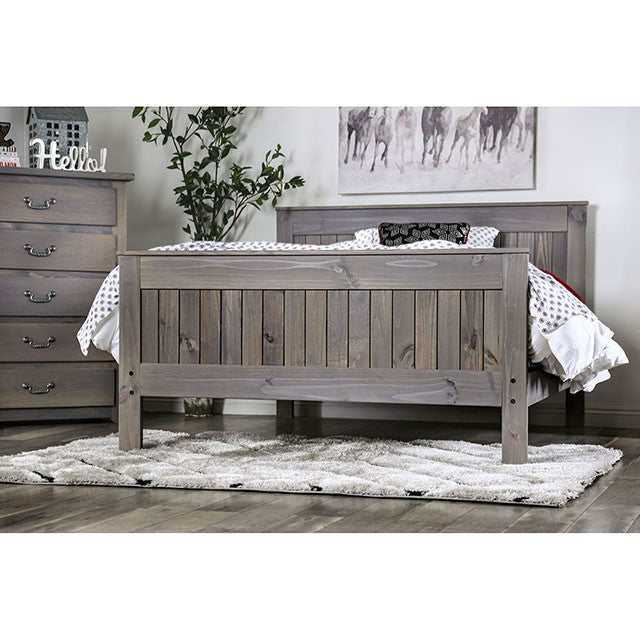 Rockwall Weathered Gray Queen Bed