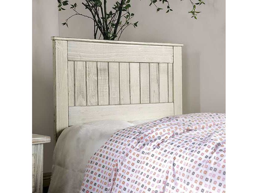 Rockwall White Eastern King Headboard