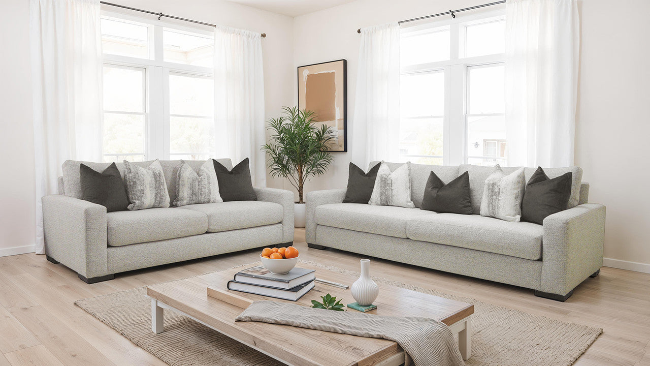 Romsey Light Gray Loveseat