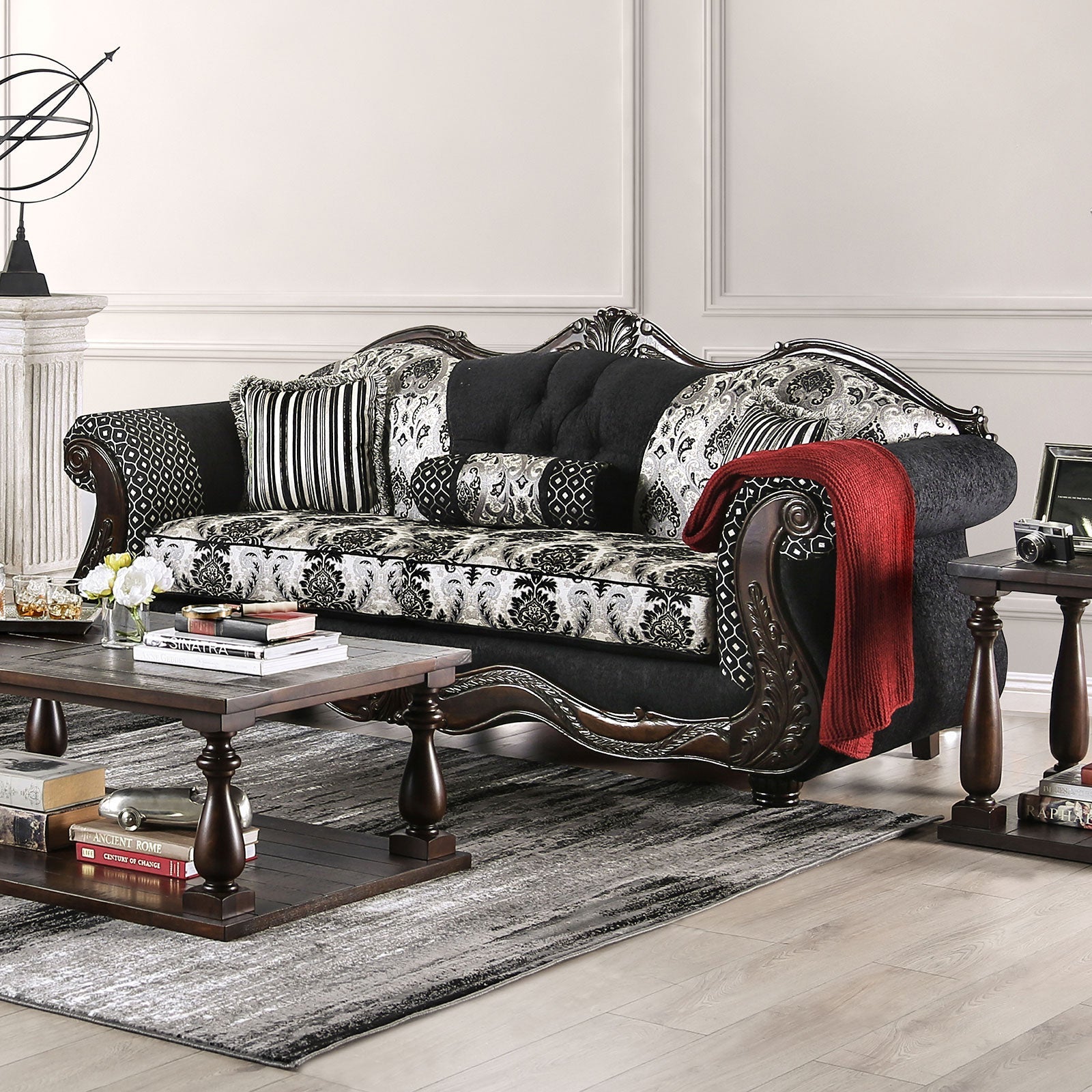 Ronja Black Sofa & Loveseat