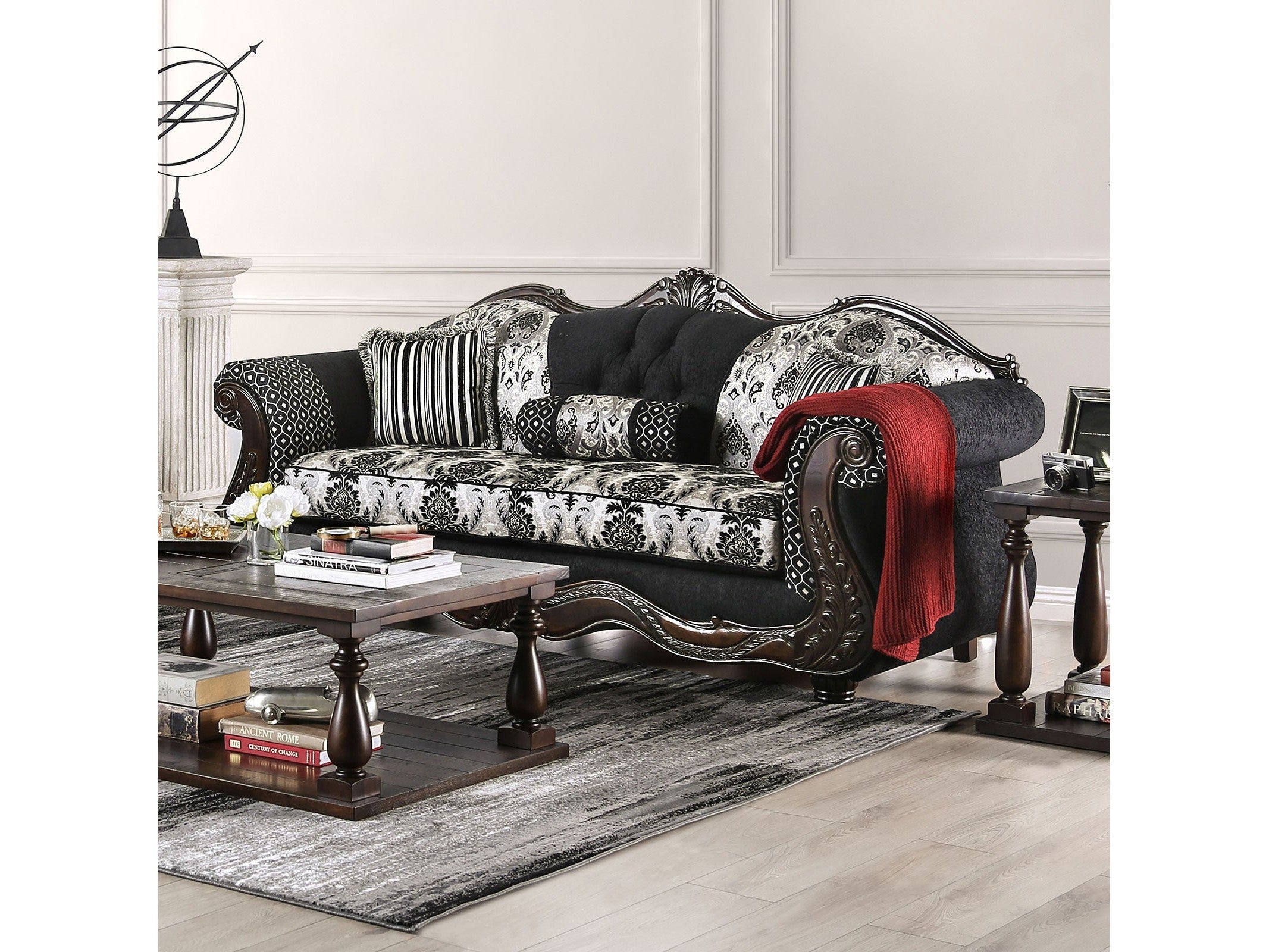 Ronja Black Sofa