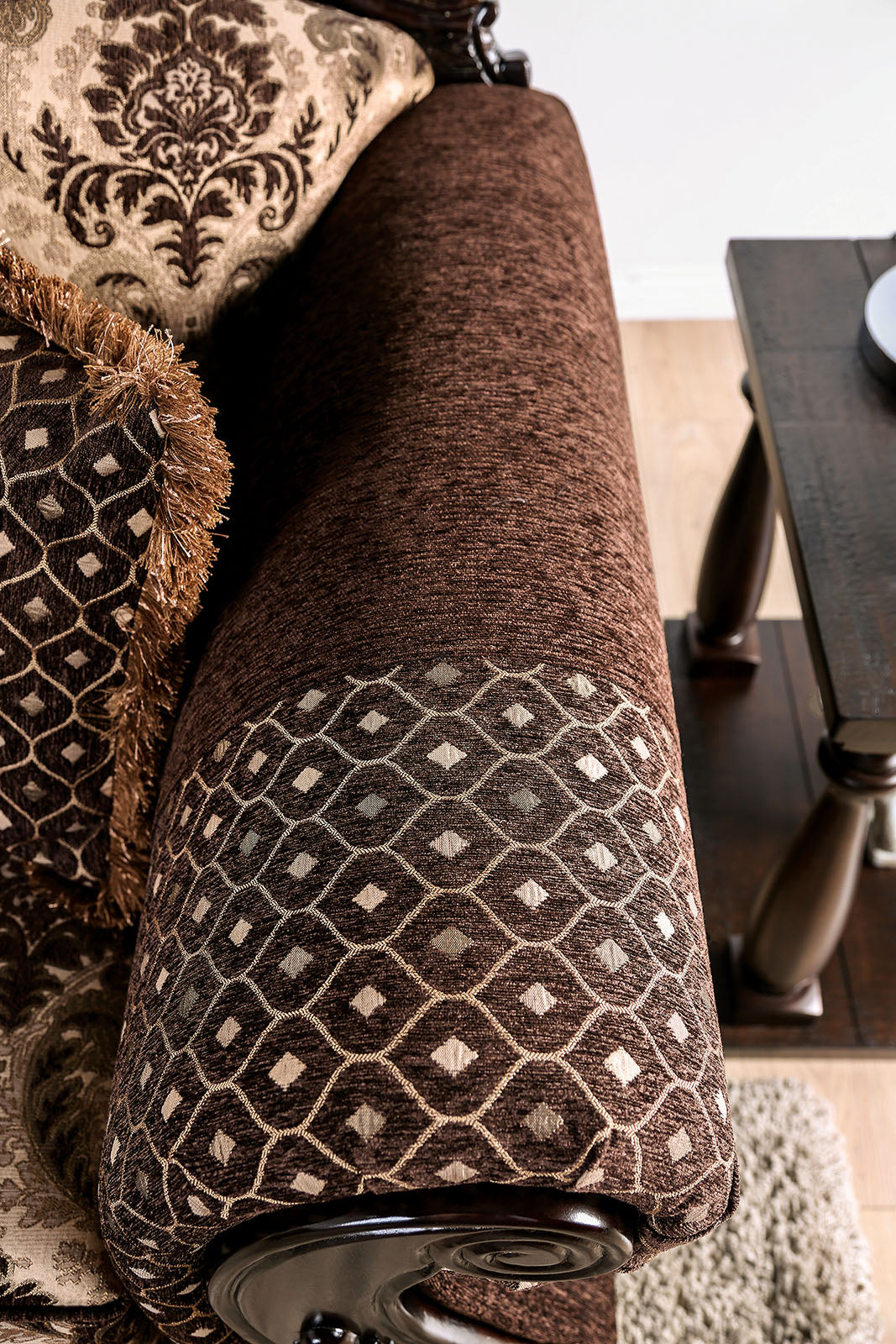 Ronja Dark Brown Loveseat