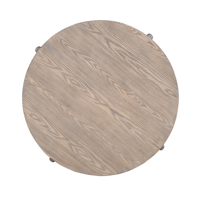 Roros Natural Round End Table