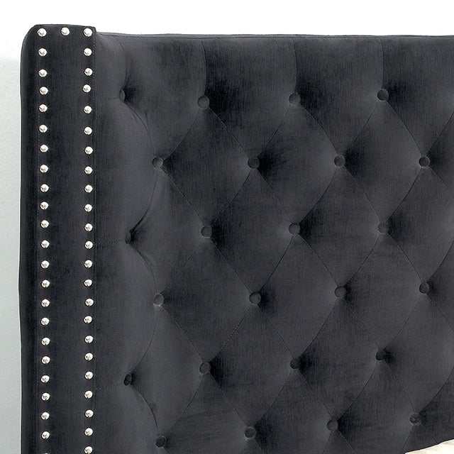 Rosabelle Black Eastern King Bed