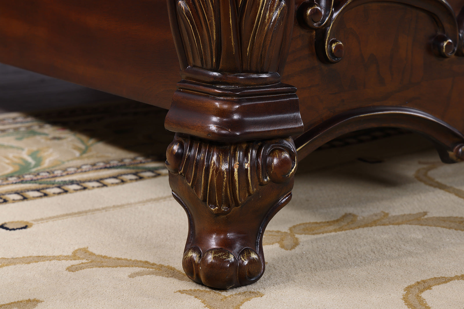 Roselli Dark Cherry Queen Bed