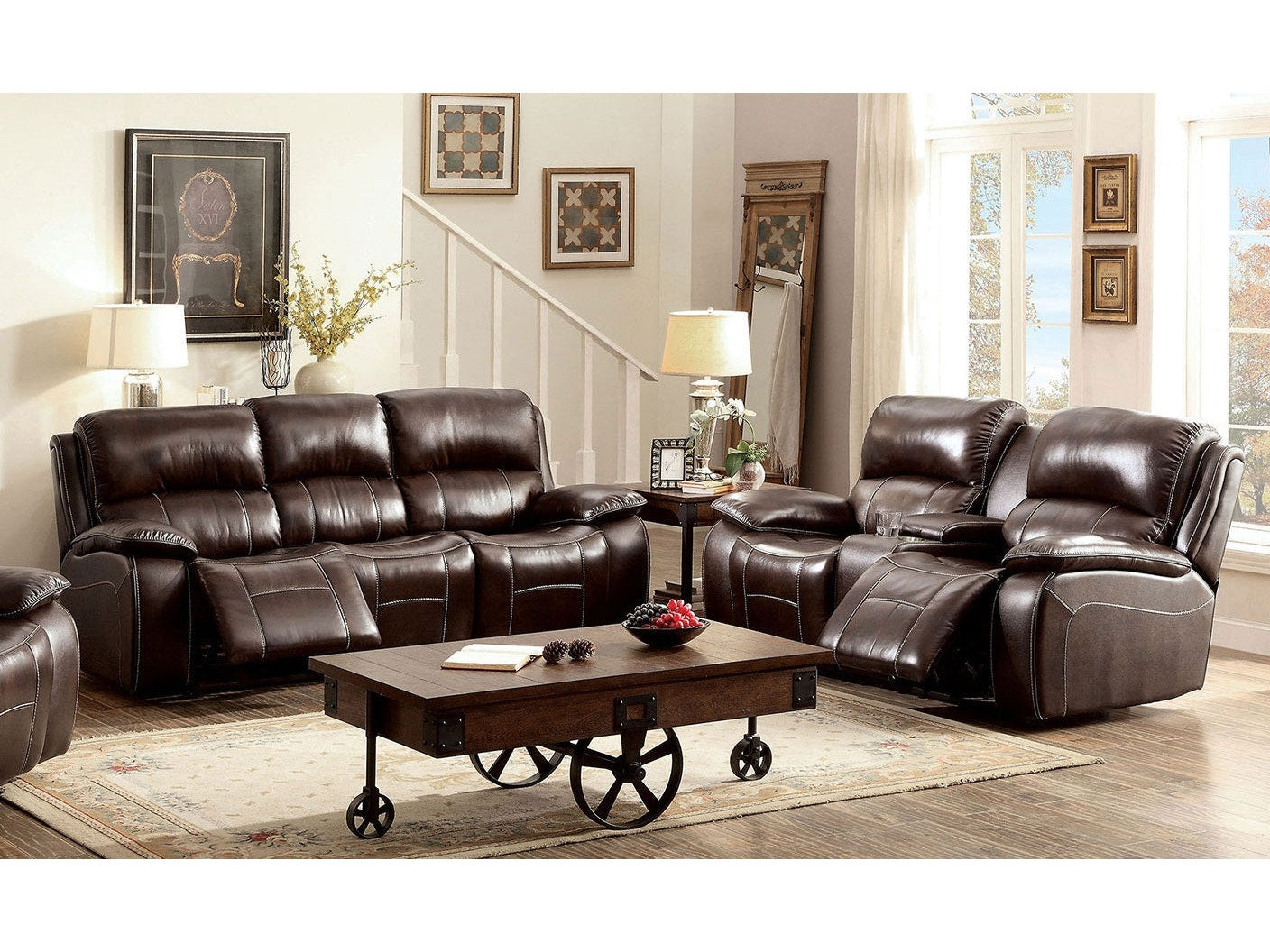 Ruth Brown Sofa & Loveseat