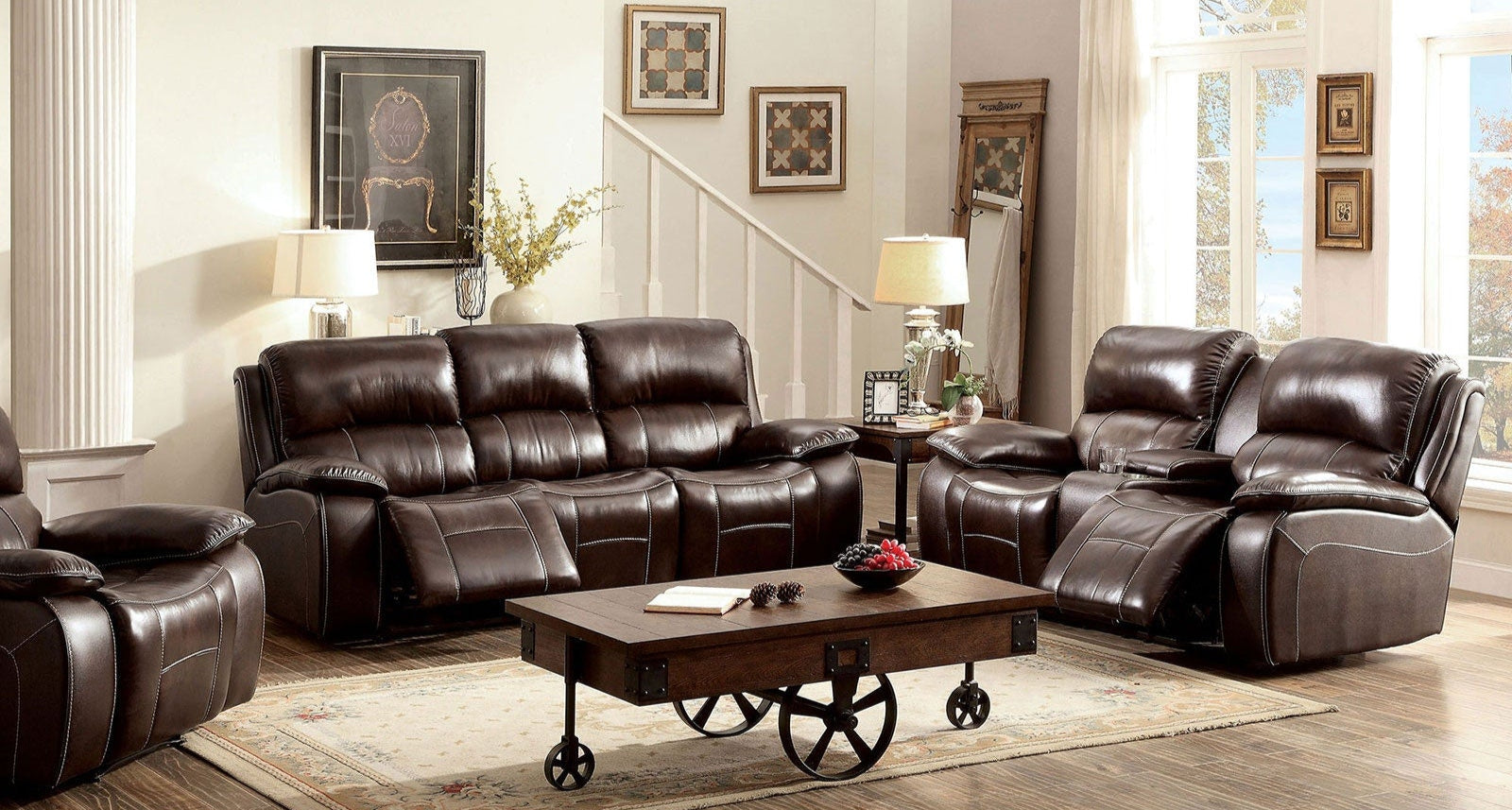 Ruth Brown Sofa & Loveseat
