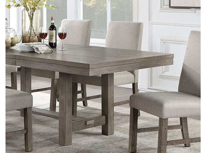 San Antonio Grey Dining Table w/ 1 X 18" Leaf