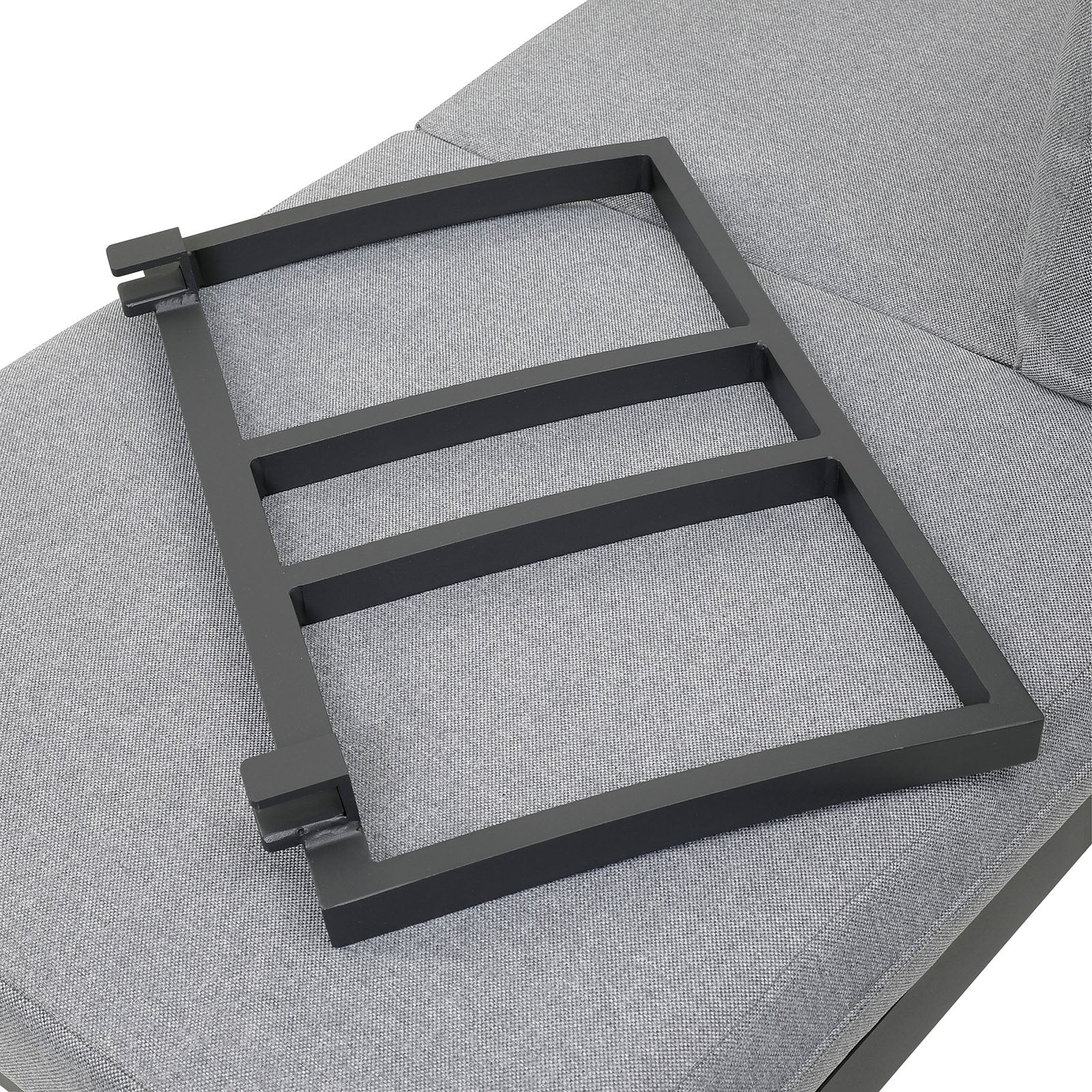 San Jose Gun Metal/Natural/Gray Outdoor Sectional