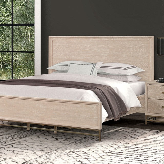 Sandnes Light Oak Queen 5 Piece Bedroom Set w/Chest