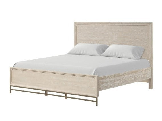 Sandnes Light Oak Queen Bed