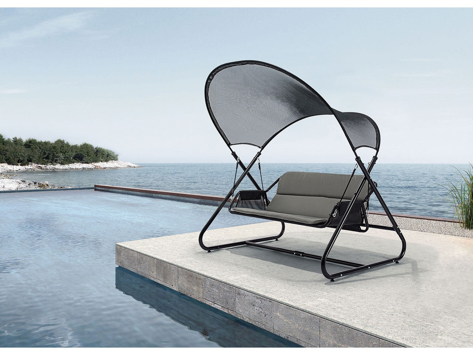 Sandor Black Outdoor Chair