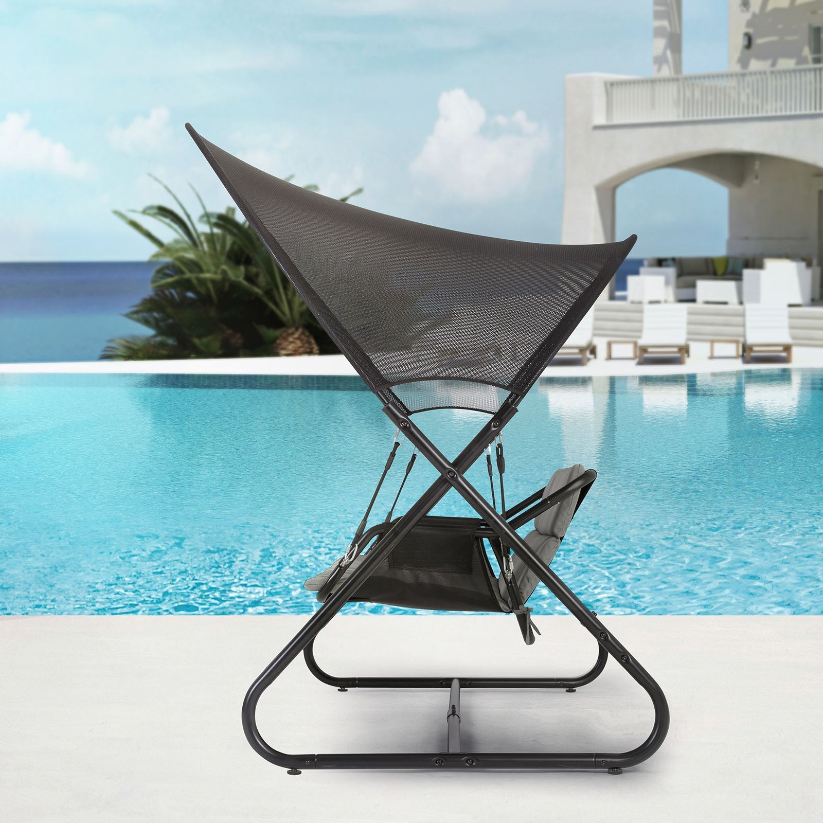 Sandor Black Outdoor Chair
