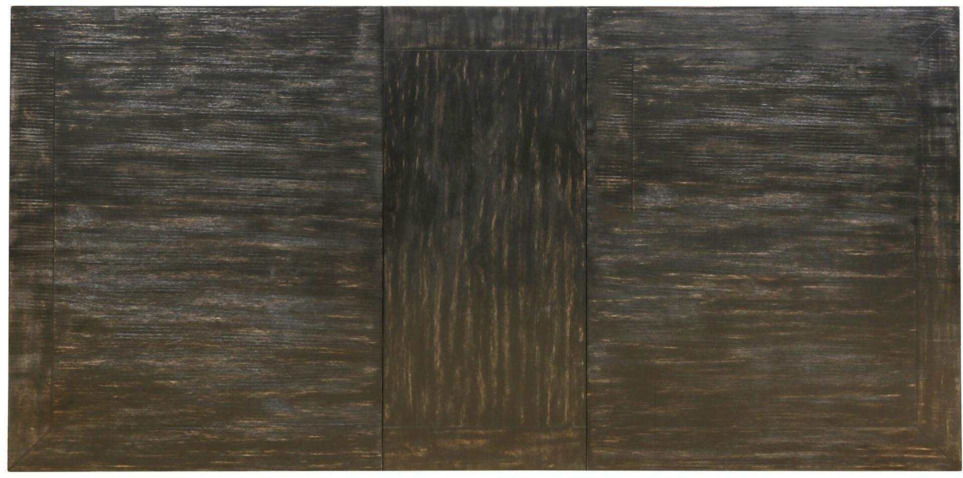 Sania III Black & Beige Dining Room Set / 7pc