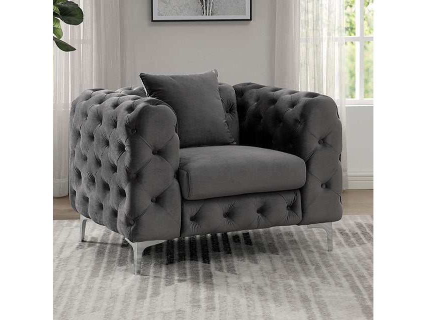 Sapphira Dark Gray Chair