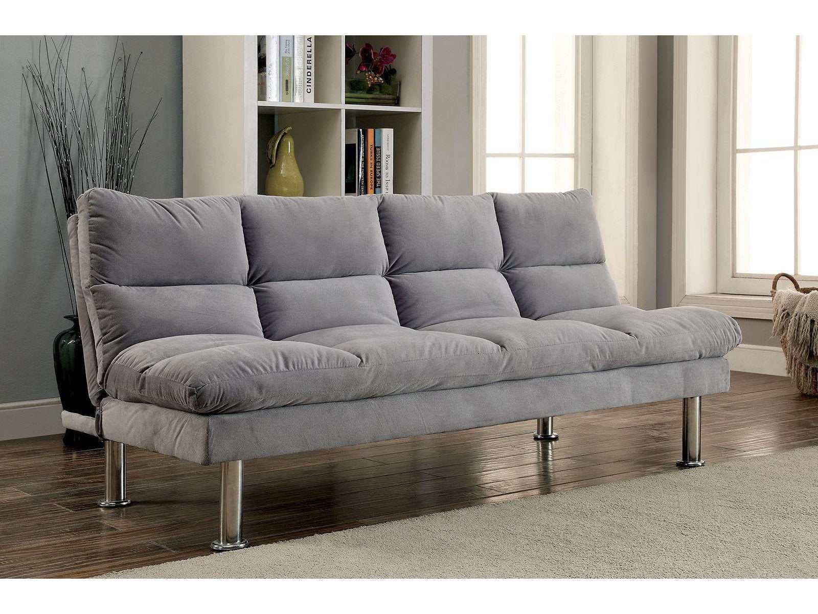 Saratoga Gray Futon Sofa Bed