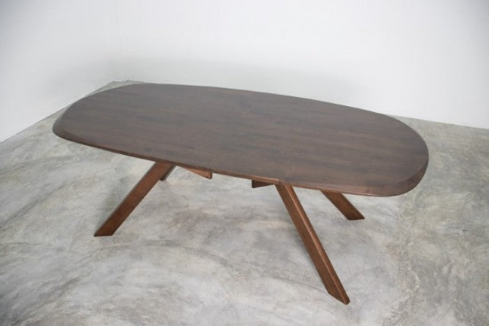 Sargans Rich Walnut 7 Piece Dining Set