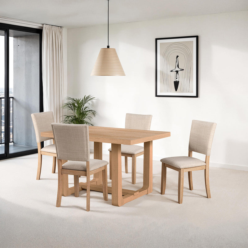 Sauro Natural Side Chair (Set of 4)