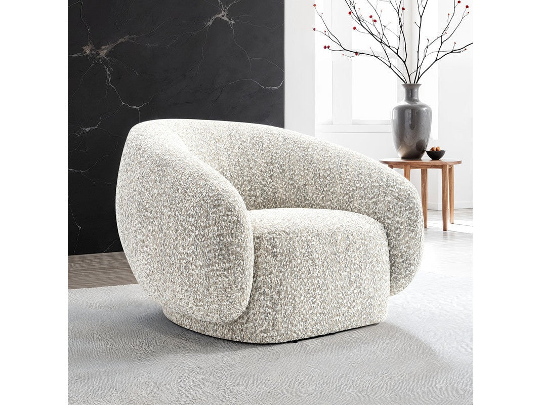 Savino Brown Swivel Chair
