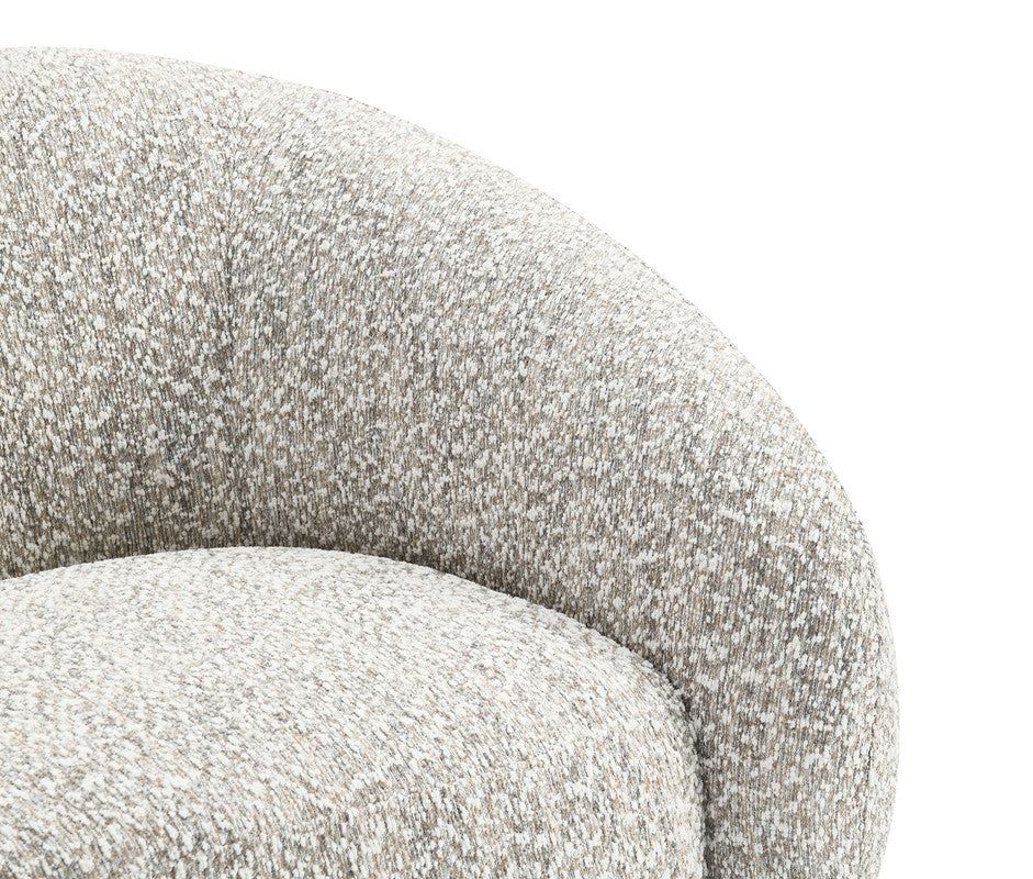 Savino Brown Swivel Chair