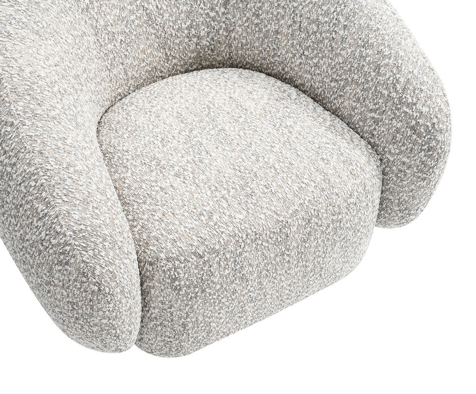 Savino Brown Swivel Chair