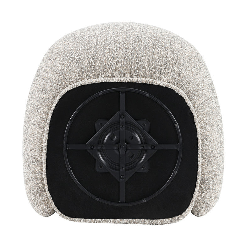 Savino Brown Swivel Chair