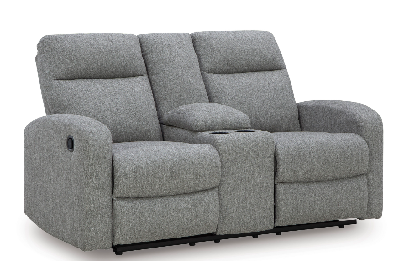 Gauntlet Rocker 2 piece sofa loveseat