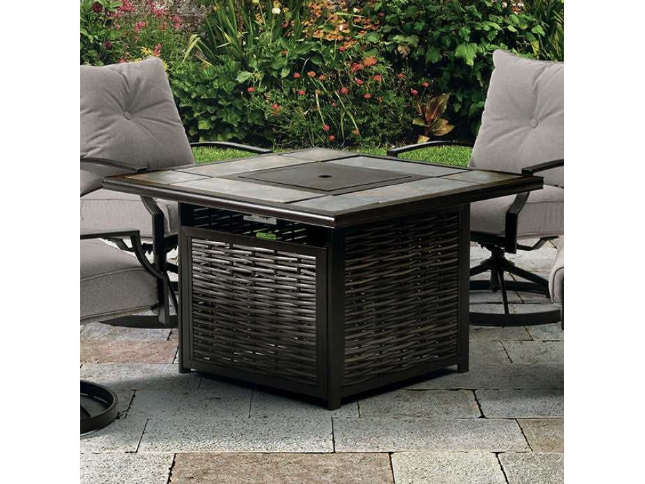 Segovia Black & Gray Fire Pit Table