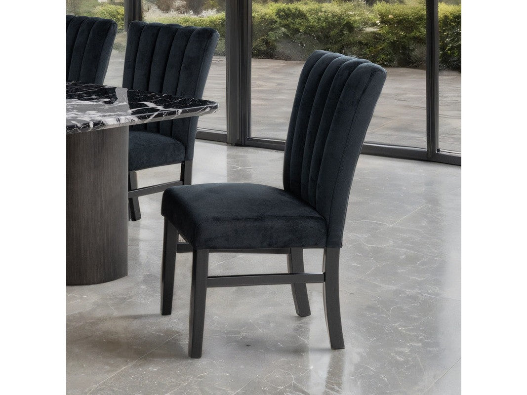 Selsey Black Uph Side Chair (Set of 2)
