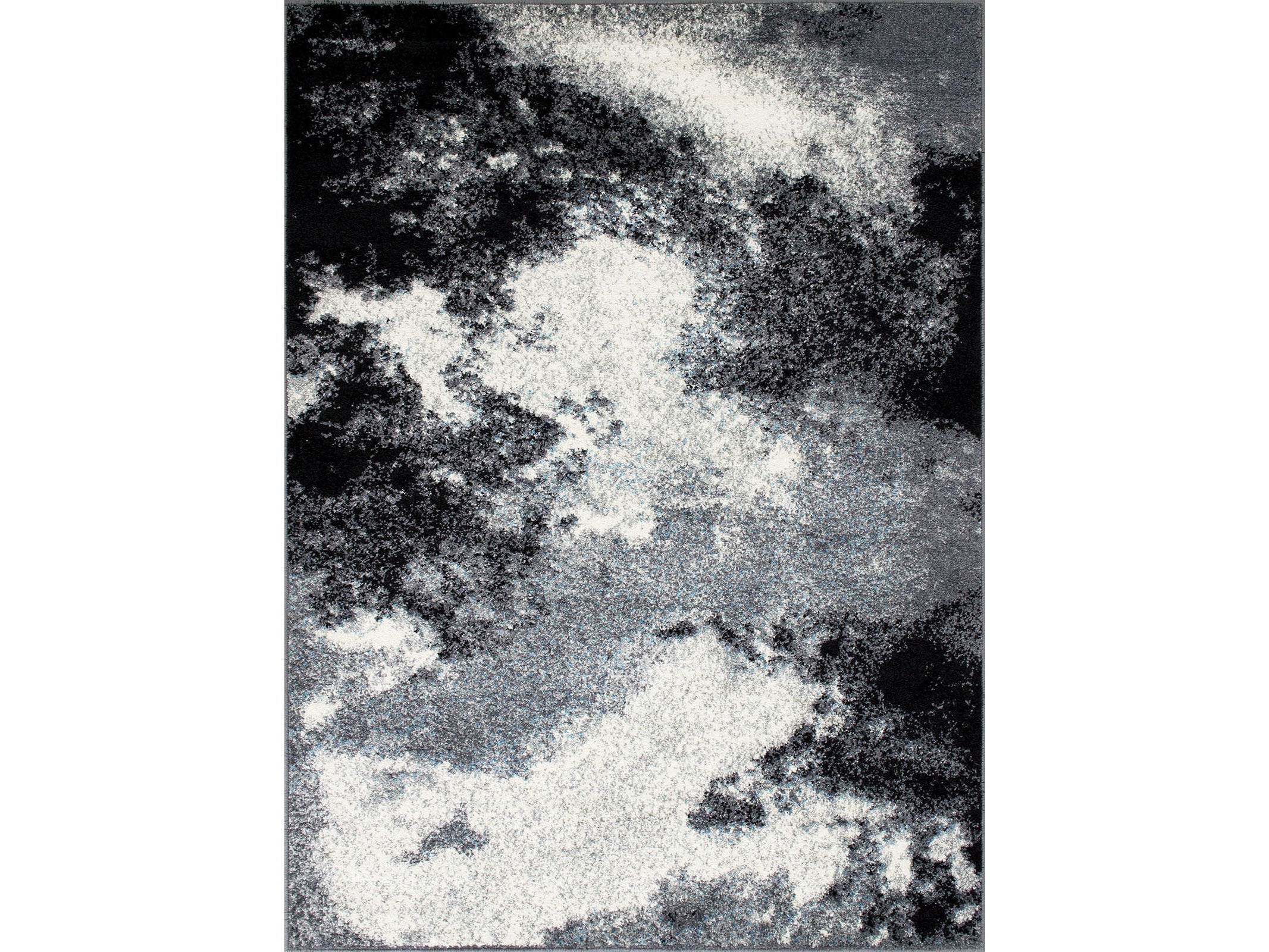 Serang Gray/Black 5'X7' Area Rug