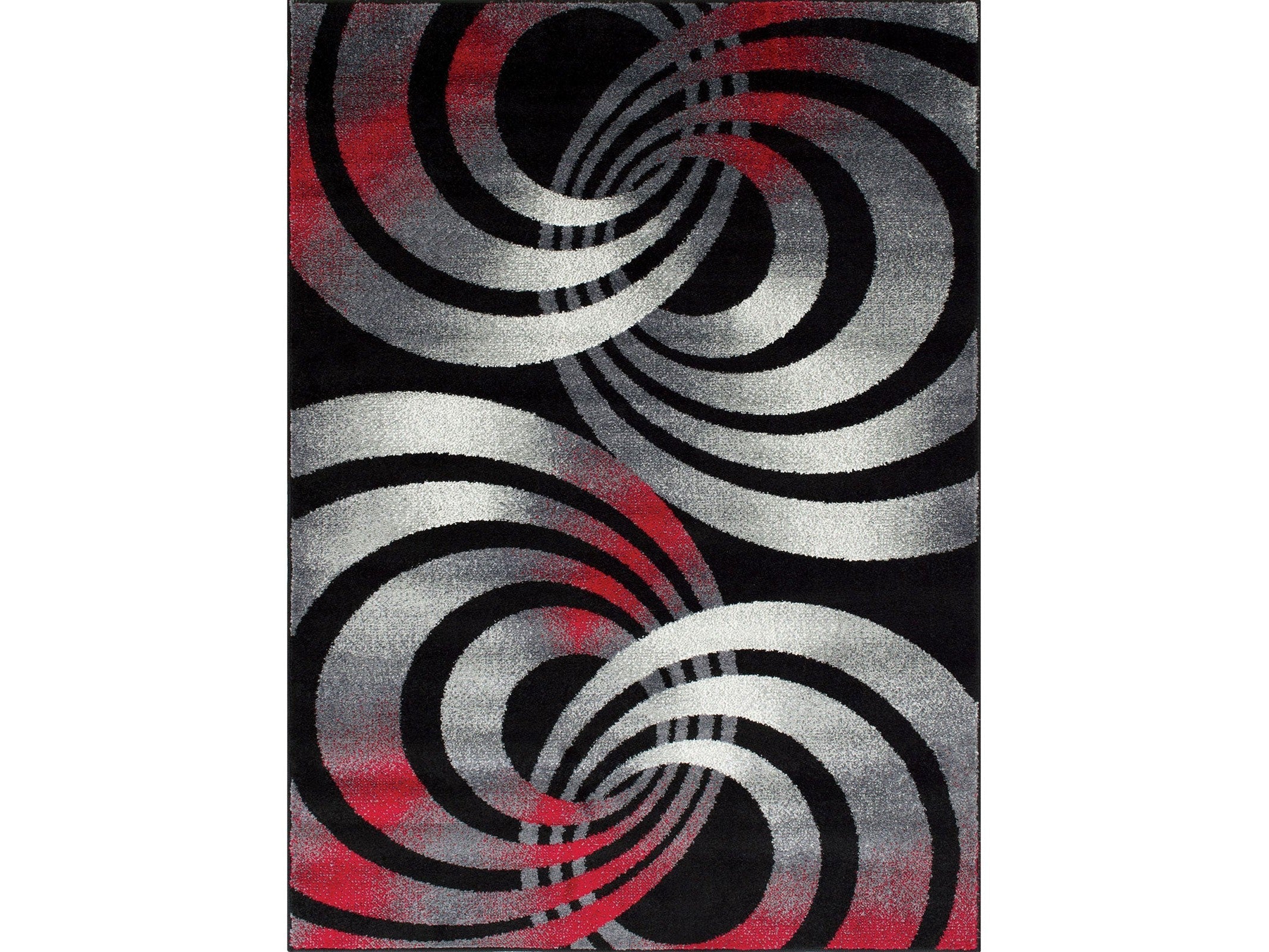 Serang Gray/Red 5' X 7' Area Rug