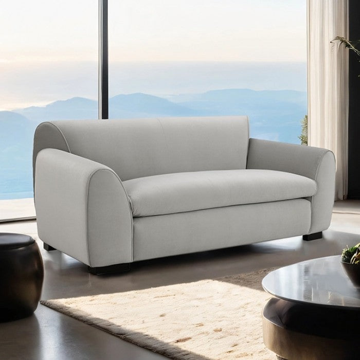 Severo Light Gray Loveseat