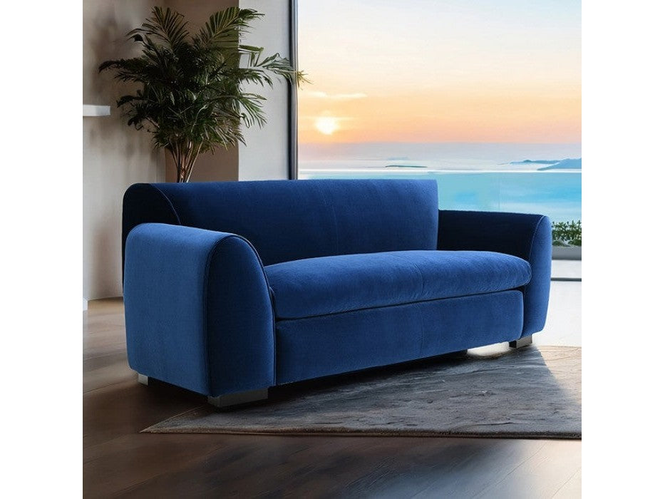 Severo Royal Blue Loveseat