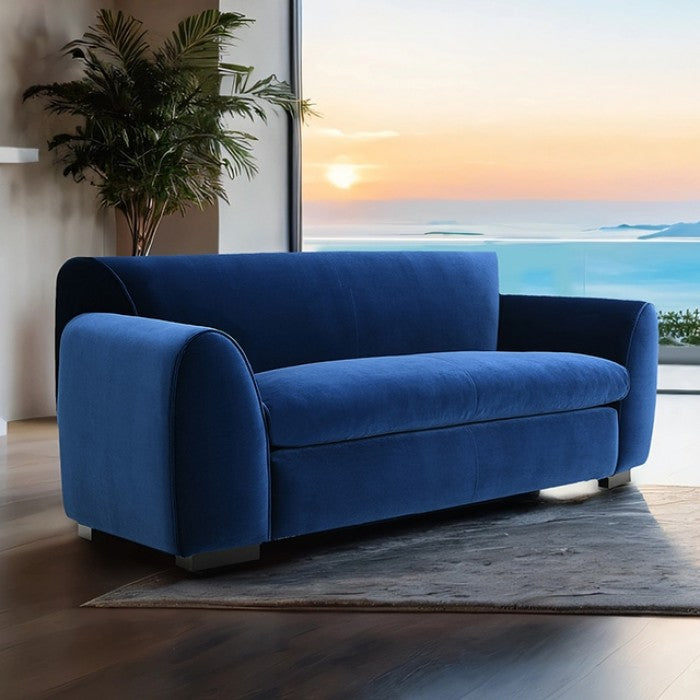 Severo Royal Blue Upholstery Living Room Set