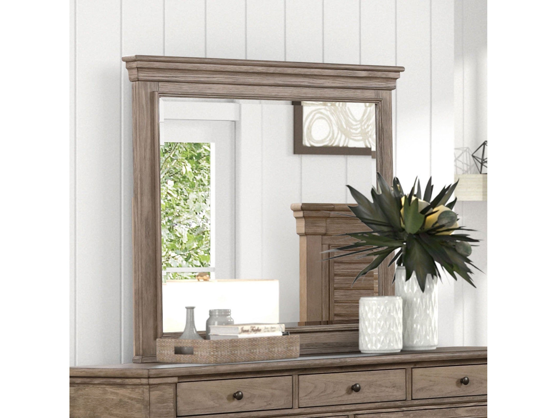 Sheringham Brown Mirror