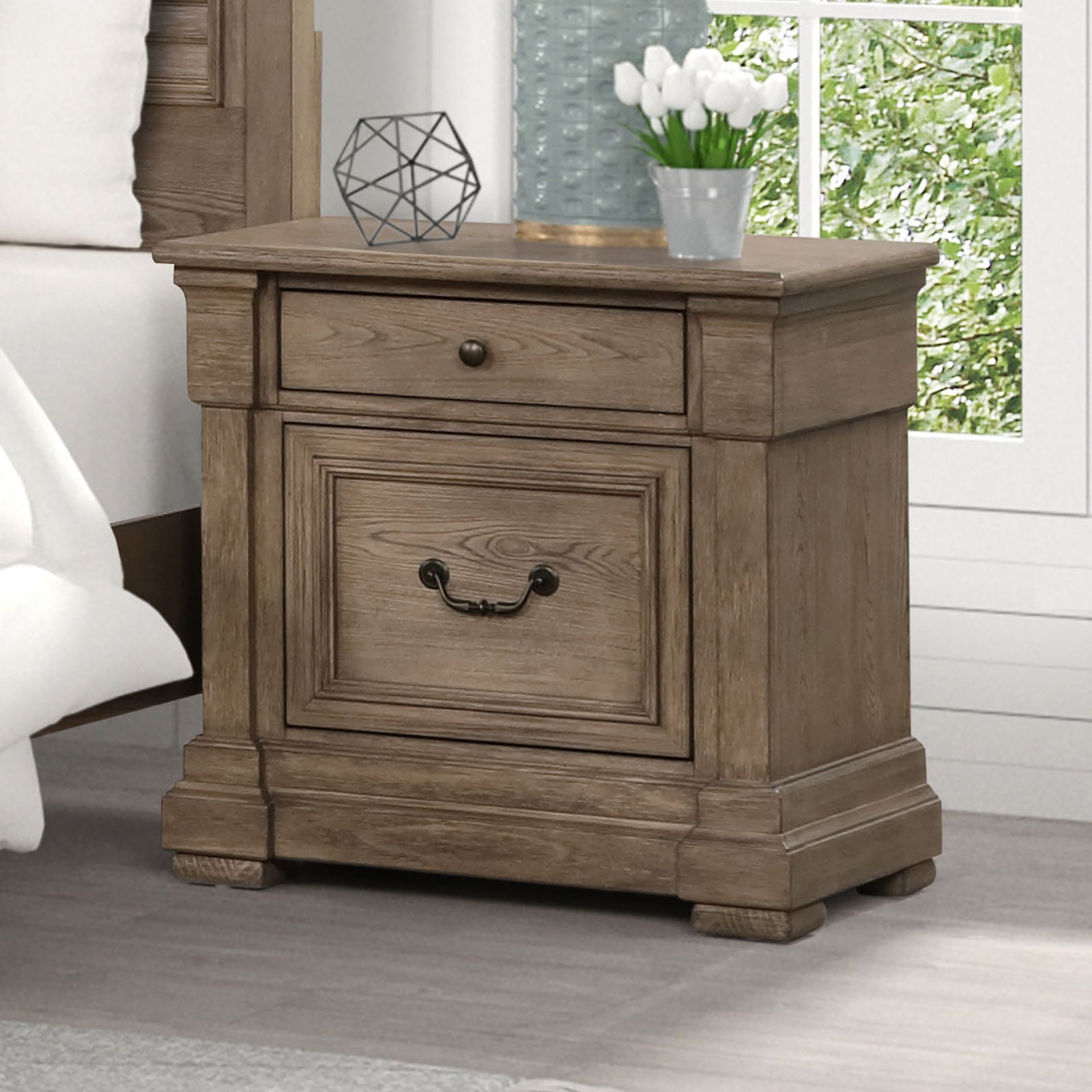 Sheringham Brown Nightstand
