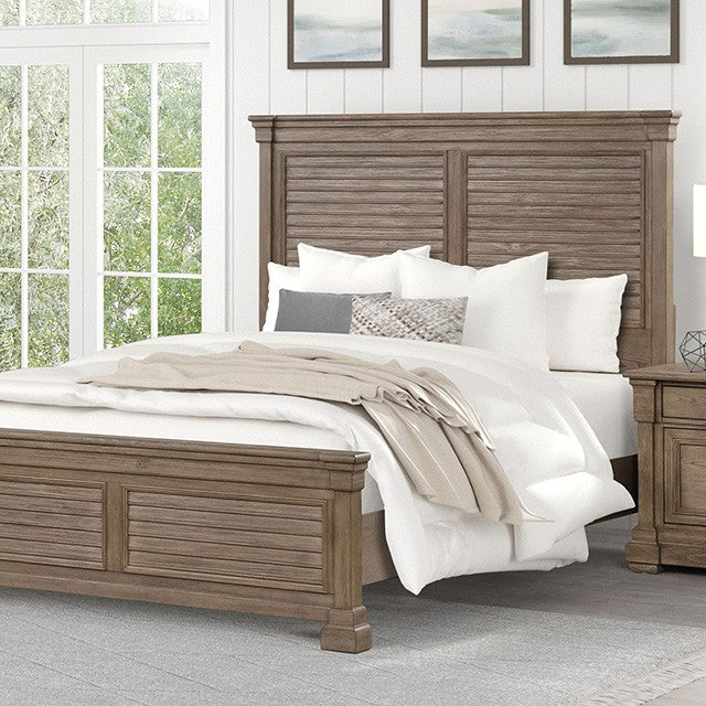 Sheringham Brown Queen 5 Piece Bedroom Set w/2 Nightstands