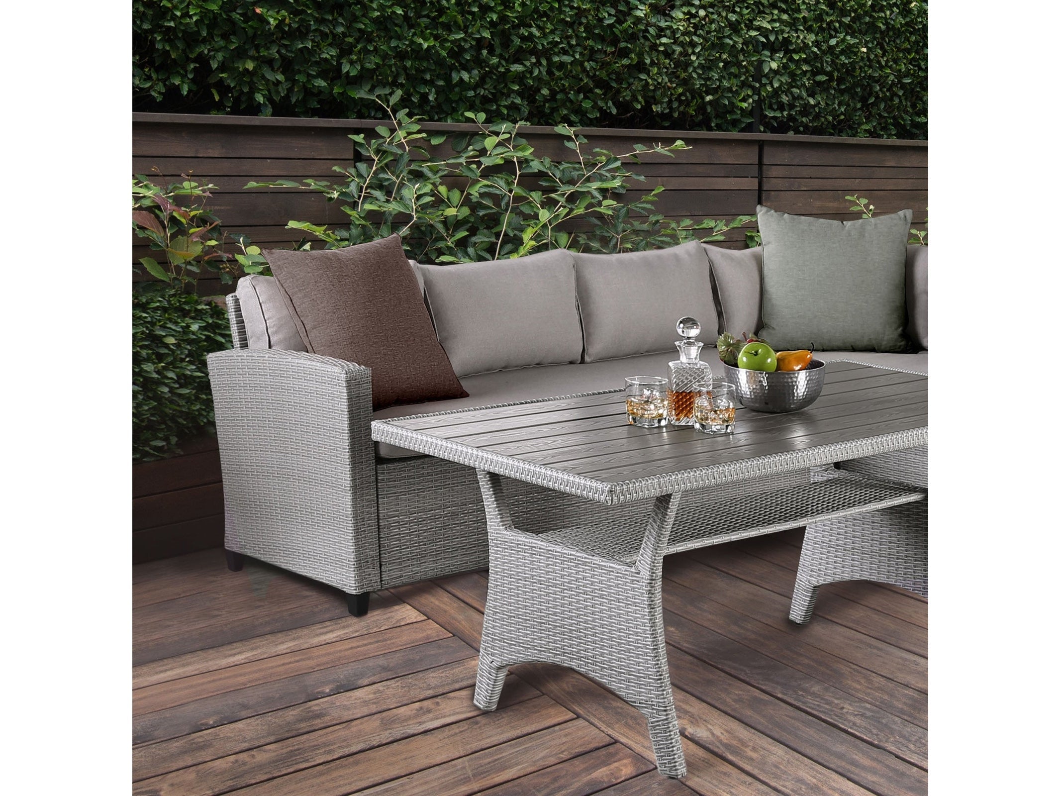 Shonda Gray 3 Pc. Patio Dining Set