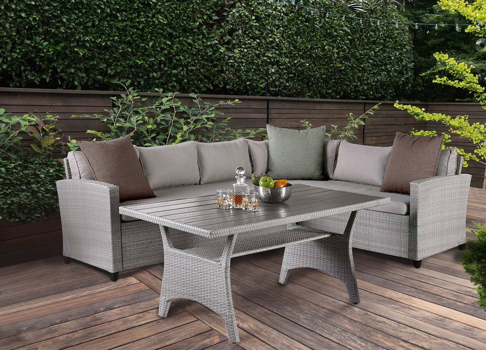 Shonda Gray 3 Pc. Patio Dining Set
