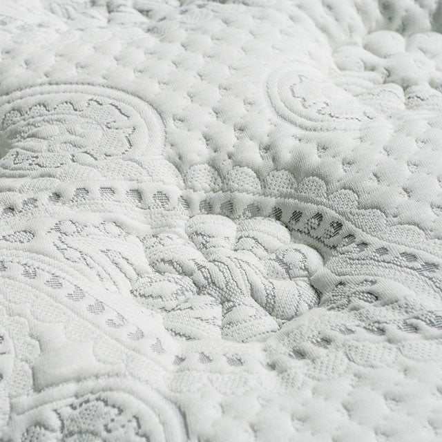 Siddalee White/Gray 16" Euro Pillow Top Eastern King Mattress