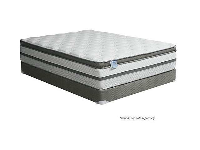 Siddalee White/Gray 16" Euro Pillow Top Full Mattress