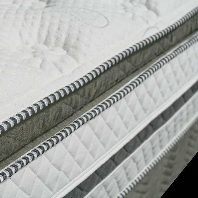 Siddalee White/Gray 16" Euro Pillow Top Full Mattress