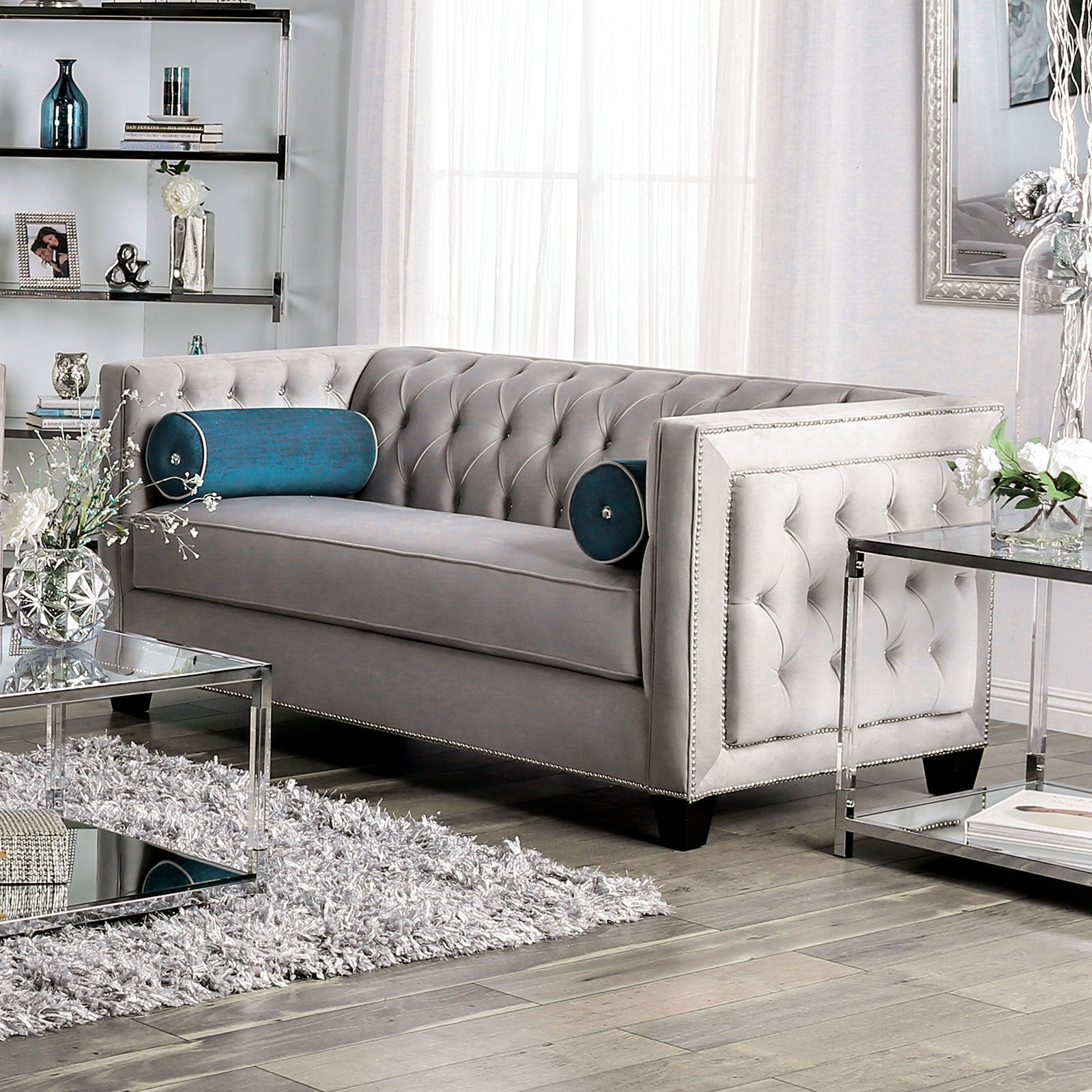 Silvan Gray Sofa & Loveseat