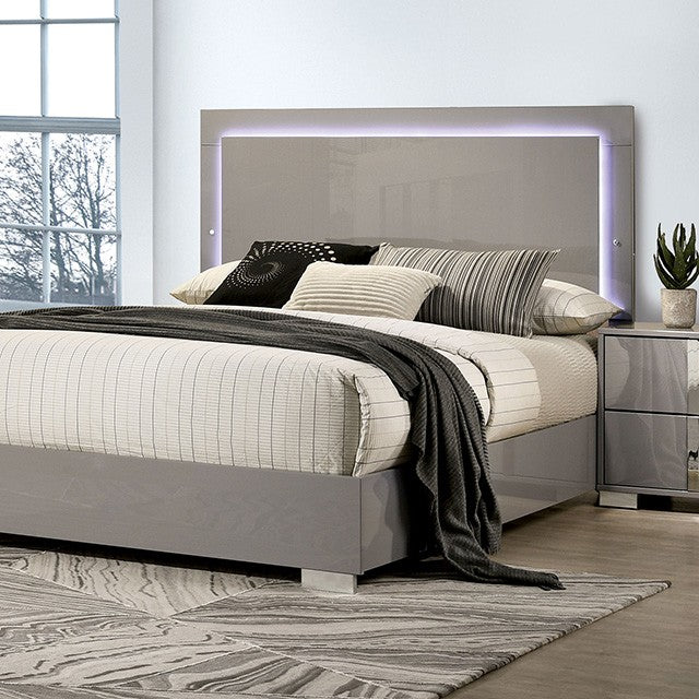 Sinistra Beige Queen 4 Piece Bedroom Set