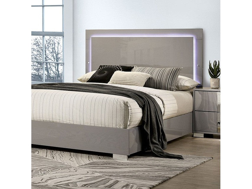 Sinistra Beige Queen Bed