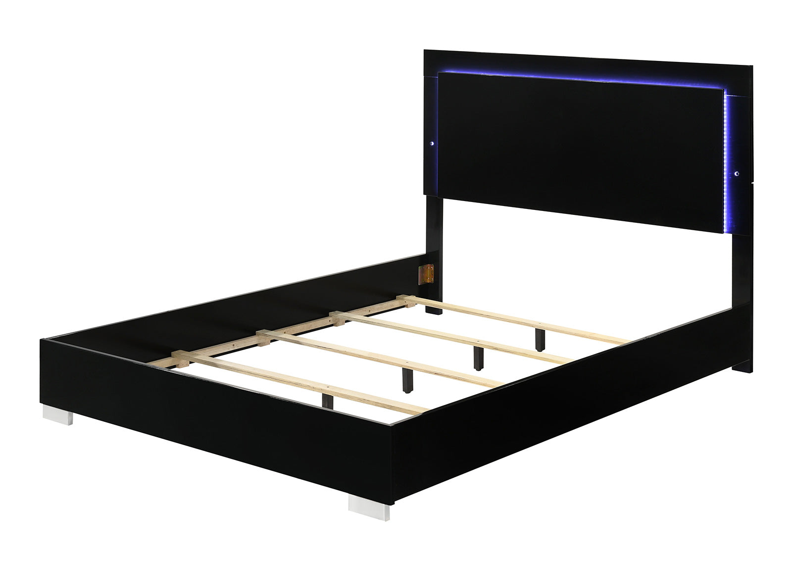 Sinistra Black Queen Bed