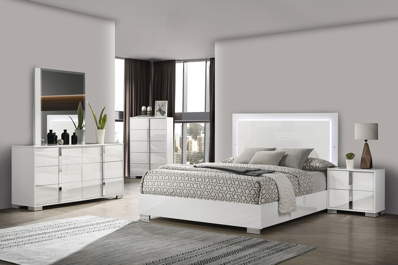 Sinistra White Dresser