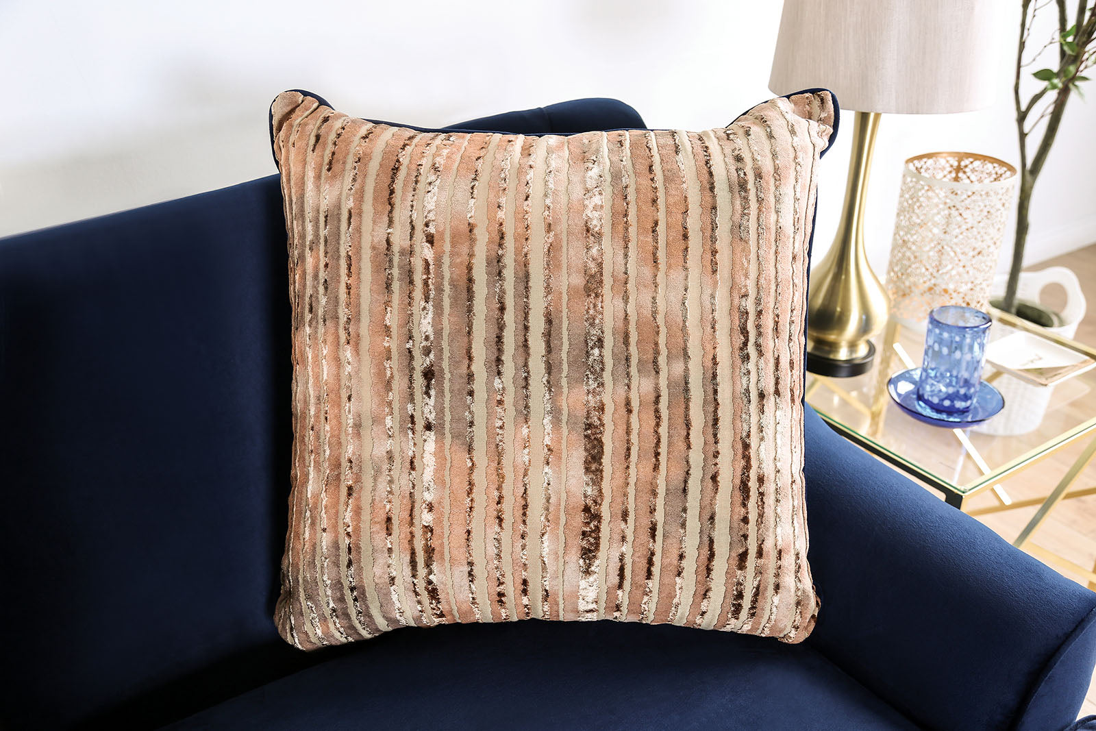 Sisseton Navy Sofa & Loveseat