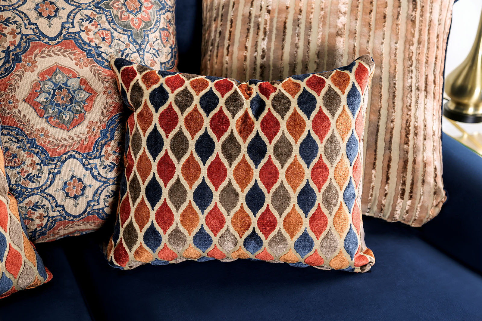 Sisseton Navy Sofa