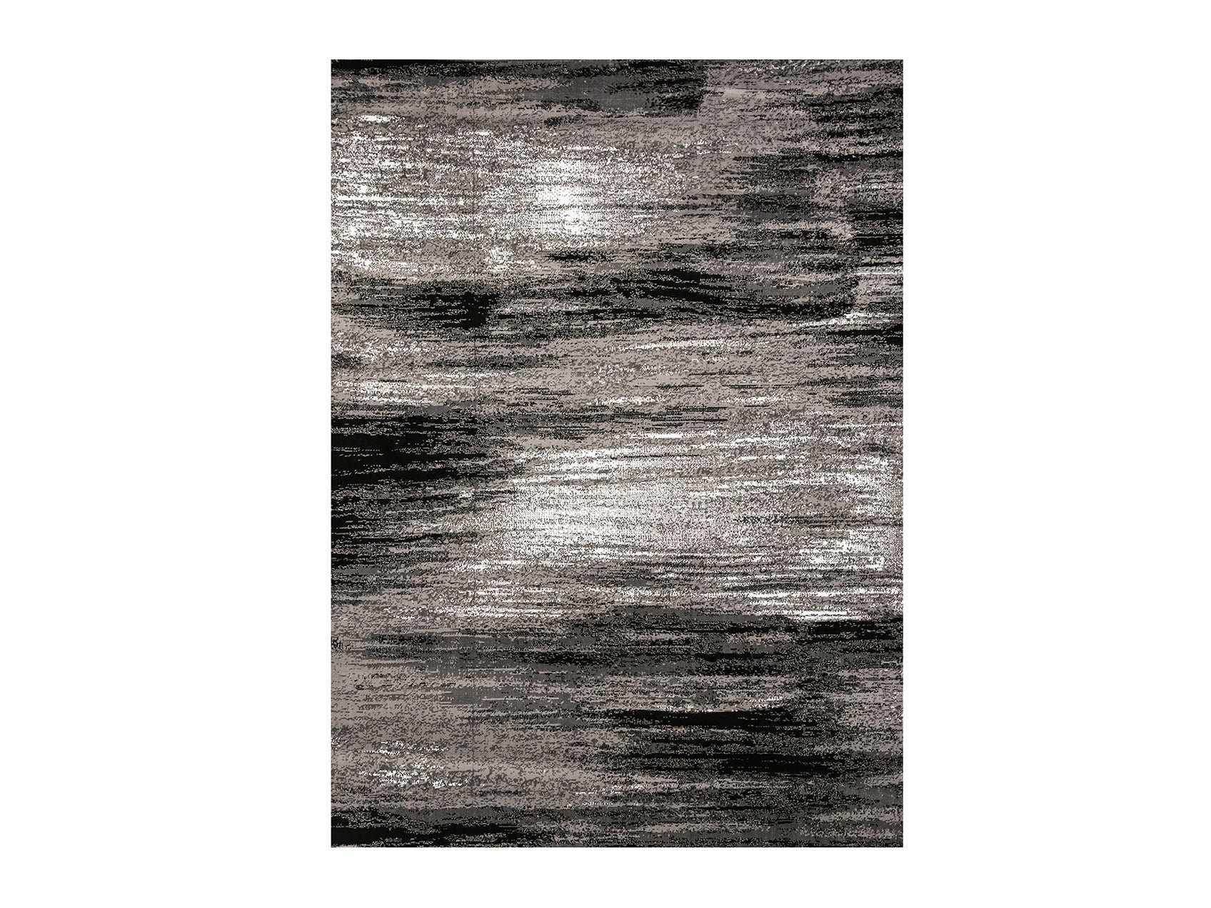 Sivas Gray/Black 5' X 8' Area Rug